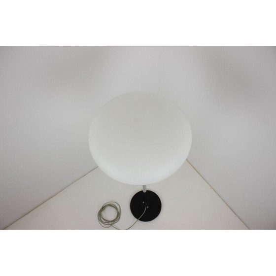 Image 1 of Lampada da terra vintage in legno e vetro di Lidokov, Cecoslovacchia 1970