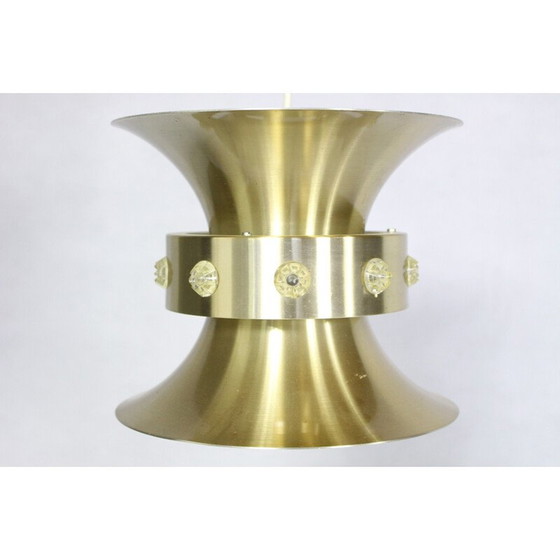 Image 1 of Vintage brass alloy pendant lamp by Carl Thore by Granhaga, 1960 to 1970