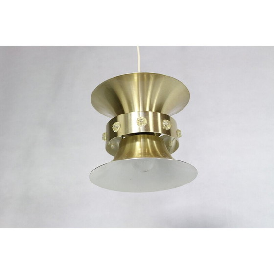 Image 1 of Vintage brass alloy pendant lamp by Carl Thore by Granhaga, 1960 to 1970