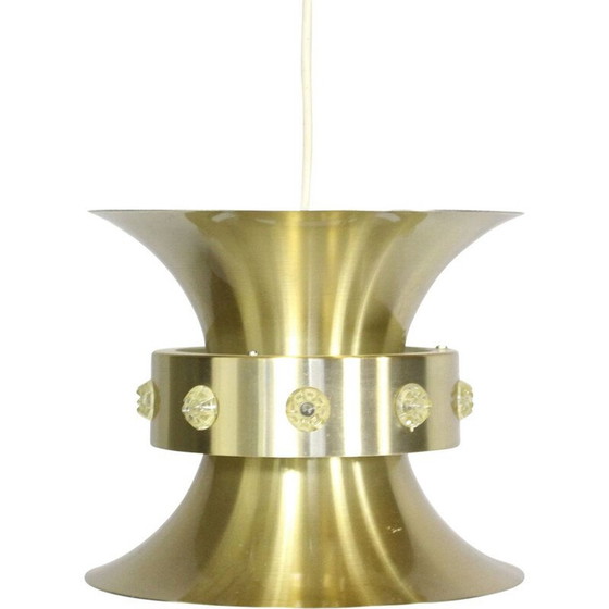 Image 1 of Vintage brass alloy pendant lamp by Carl Thore by Granhaga, 1960 to 1970
