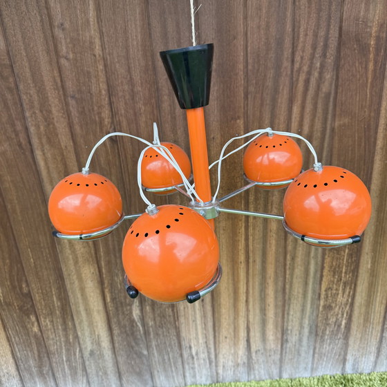 Image 1 of Space age eyeball pendant lamp