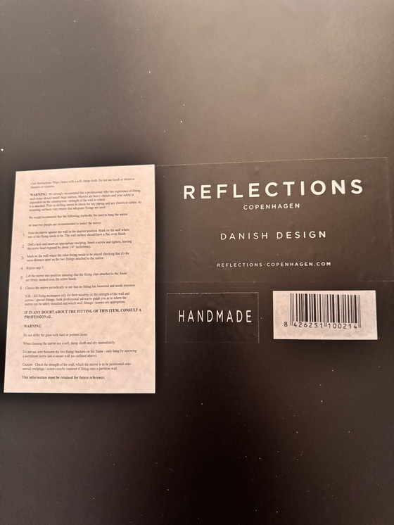 Image 1 of 1 Mirror New 70 by Reflections Copenhagen - Handmade, With Original Packaging