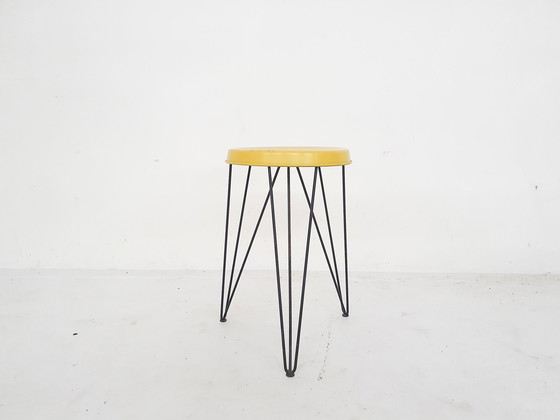 Image 1 of Tjerk Reijenga for Pilastro metal stool, The Netherlands 1966