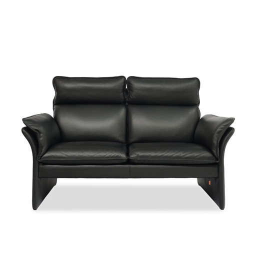 Three-point Scala sofa leather black