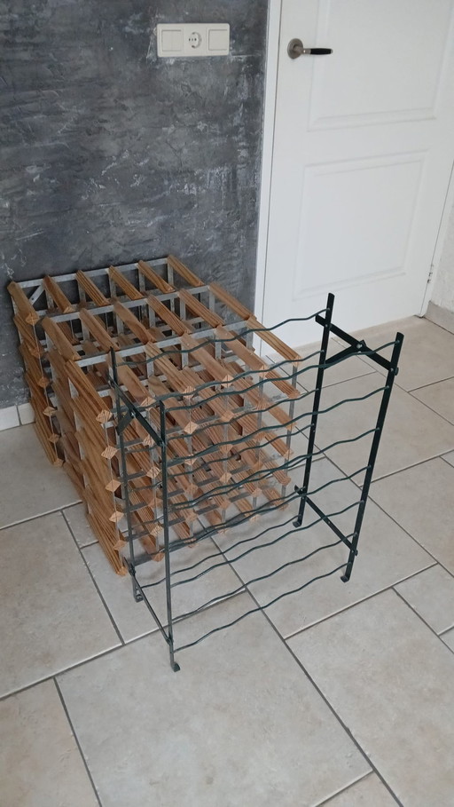 Party Wine Rack Wine racks Spot 125 Wood Metal Hospitality Cafe