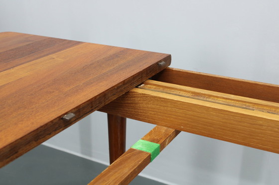 Image 1 of 1960S Solid Teak Extendable Dining Table By Glostrup Mobelfabrik, Denmark 