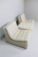 Vintage Beige Modular Sofa, 2-Seater - Dux International, 1970s