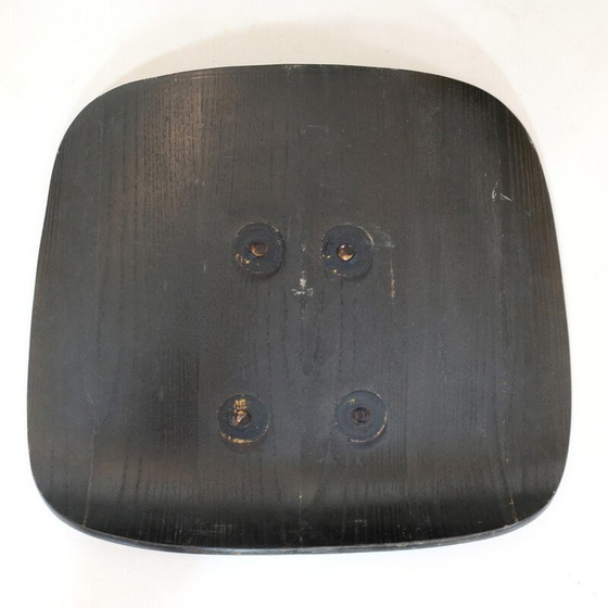 Image 1 of Set of 4 vintage wood and plywood chairs by Charles and Ray Eames, 1950s