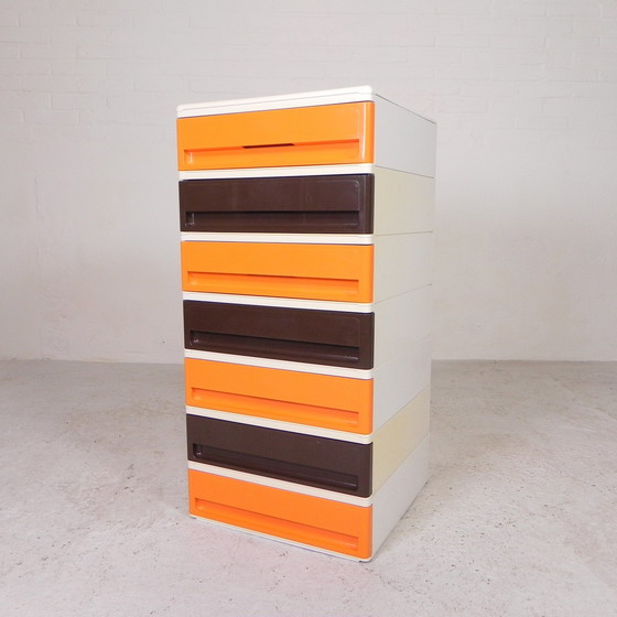 Image 1 of Dresser With 7 Drawers By Mark Held For Prisunic, 1970s