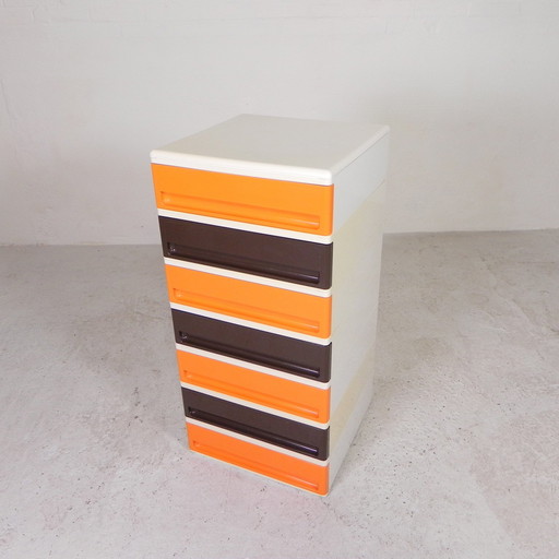 Dresser With 7 Drawers By Mark Held For Prisunic, 1970s