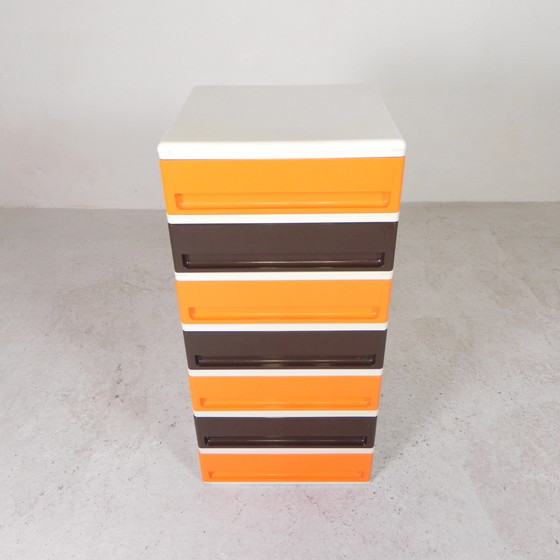 Image 1 of Dresser With 7 Drawers By Mark Held For Prisunic, 1970s