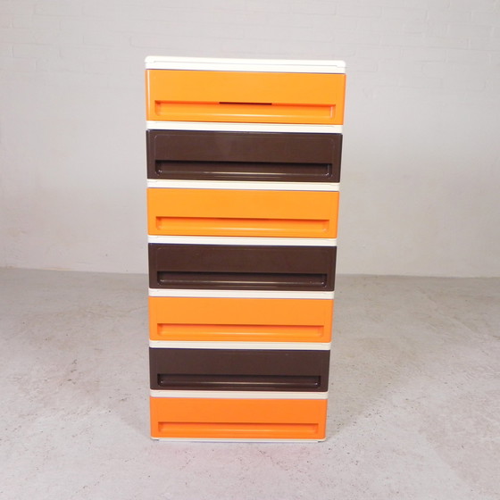 Image 1 of Dresser With 7 Drawers By Mark Held For Prisunic, 1970s