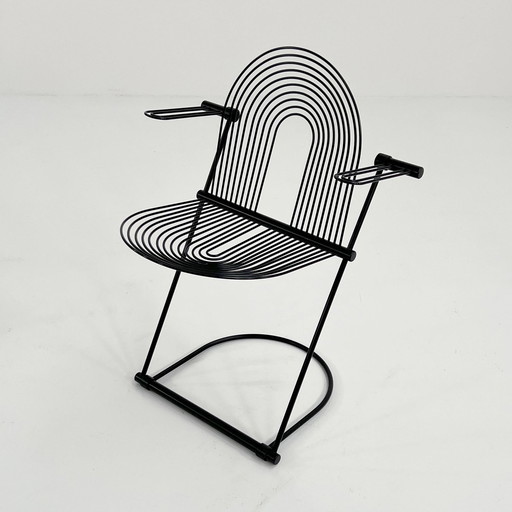 Swing Chair With Armrests By Jutta & Herbert Ohl For Rosenthal Lübke, 1980S