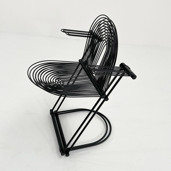 Image 1 of Swing Chair With Armrests By Jutta & Herbert Ohl For Rosenthal Lübke, 1980S