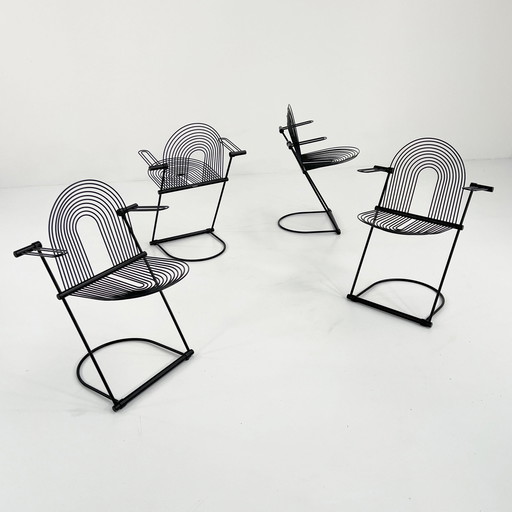 Swing Chair With Armrests By Jutta & Herbert Ohl For Rosenthal Lübke, 1980S