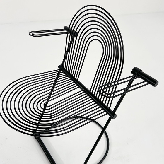 Image 1 of Swing Chair With Armrests By Jutta & Herbert Ohl For Rosenthal Lübke, 1980S