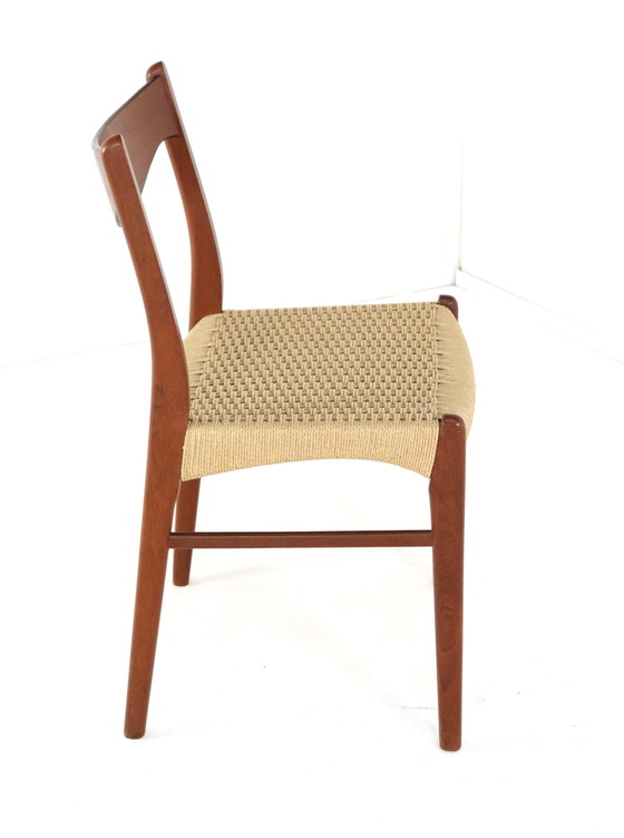 Image 1 of 4X Dining Chair Arne Wahl Iversen For Glyngore 'Naerem' Vintage Danish