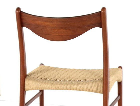 Image 1 of 4X Dining Chair Arne Wahl Iversen For Glyngore 'Naerem' Vintage Danish