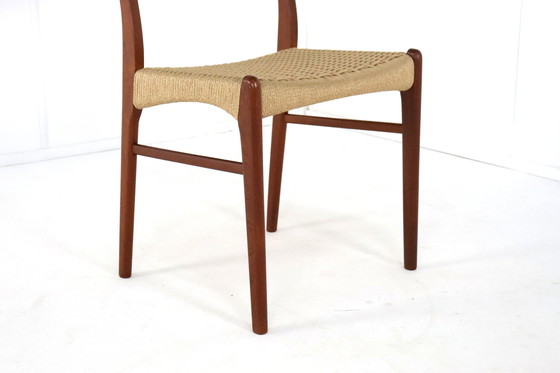 Image 1 of 4X Dining Chair Arne Wahl Iversen For Glyngore 'Naerem' Vintage Danish