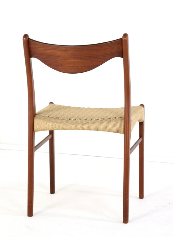 Image 1 of 4X Dining Chair Arne Wahl Iversen For Glyngore 'Naerem' Vintage Danish