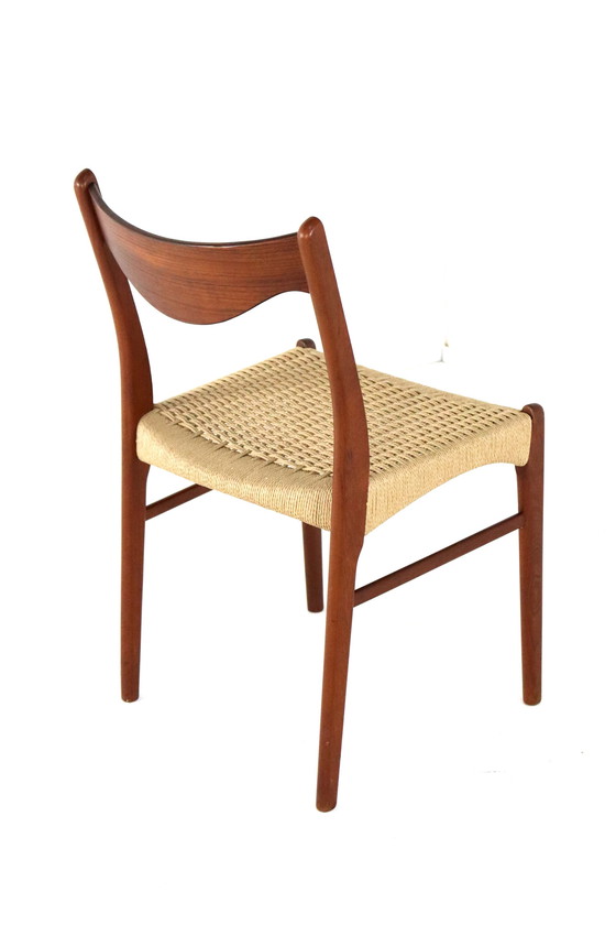 Image 1 of 4X Dining Chair Arne Wahl Iversen For Glyngore 'Naerem' Vintage Danish