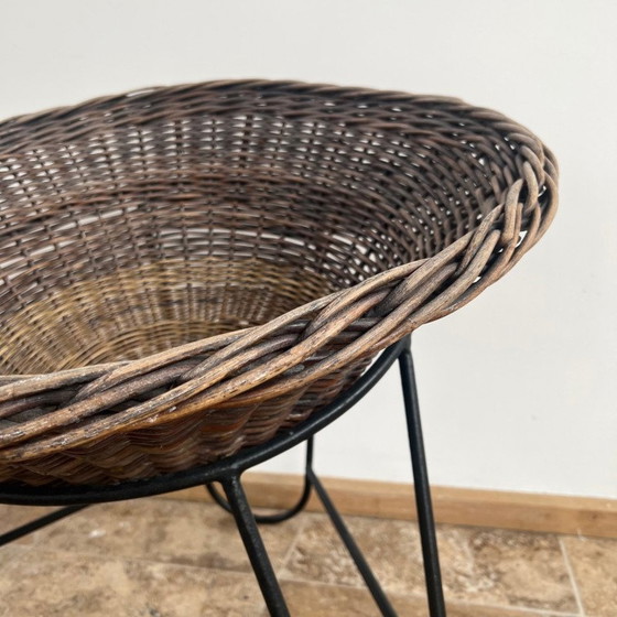 Image 1 of Pair of vintage wicker armchairs, England 1990s