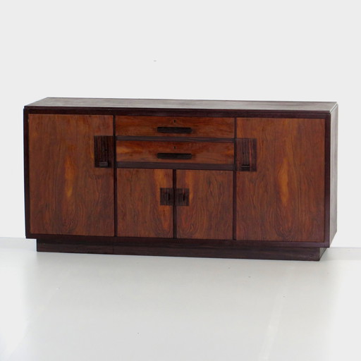 Amsterdam School Art Deco bookcase dresser cabinet, 1920s