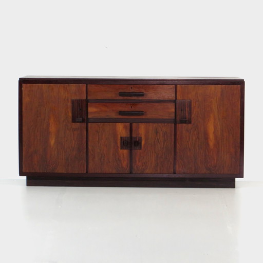 Amsterdam School Art Deco bookcase dresser cabinet, 1920s