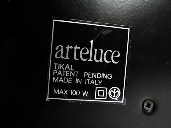 Image 1 of Pair Of Large 1980S Table Lamps By Pier Giuseppe Ramella For Arteluce Model Tikal
