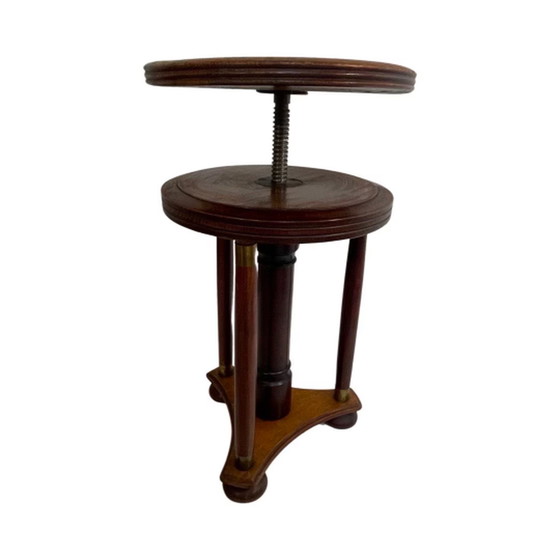 Image 1 of Wooden piano stool / chair