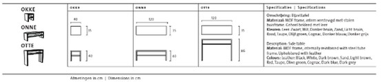 Image 1 of Piet Boon Zone Table d'appoint en cuir Onne