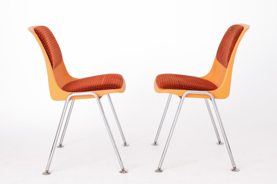 Image 1 of 2 Retro Stacking Chairs 1970s by Drabert, Germany