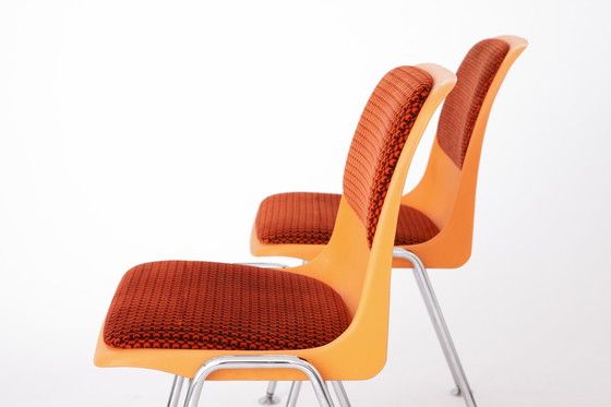 Image 1 of 2 Retro Stacking Chairs 1970s by Drabert, Germany