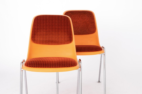 Image 1 of 2 Retro Stacking Chairs 1970s by Drabert, Germany