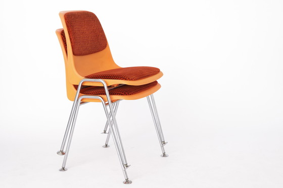 Image 1 of 2 Retro Stacking Chairs 1970s by Drabert, Germany