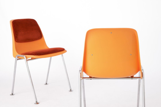 Image 1 of 2 Retro Stacking Chairs 1970s by Drabert, Germany