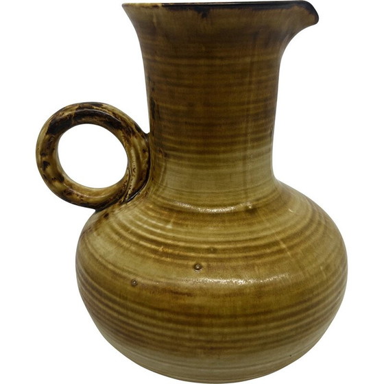 Image 1 of Vintage Brutalist ceramic pitcher, 1970