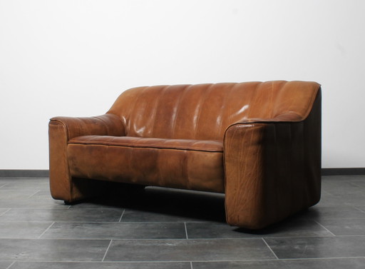 De Sede DS44 2-seater in brown neckleather