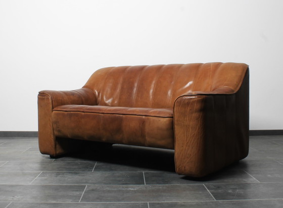 Image 1 of De Sede DS44 2-seater in brown neckleather