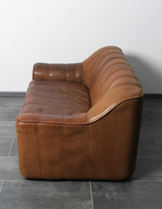 Image 1 of De Sede DS44 2-seater in brown neckleather