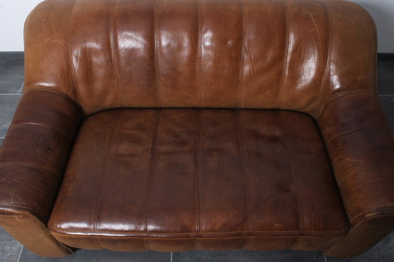 Image 1 of De Sede DS44 2-seater in brown neckleather