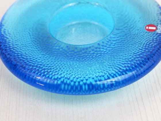 Image 1 of Littala candle holder, Blue Nappi model by Markku Salo