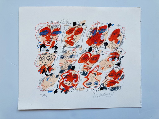 Kees Salentijn - Silkscreen Faces