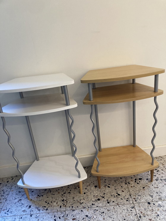 Image 1 of Set (2X) Side Table Postmodern Style