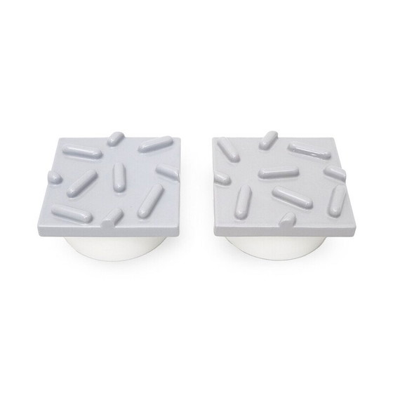 Image 1 of Pair of vintage bowls with lids by Luigi Castaldi and Massimo Materassi for Mas, 1980s