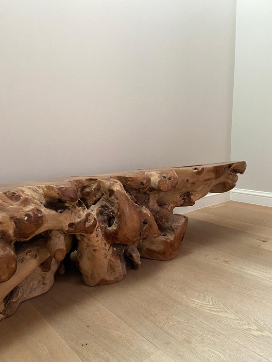 Image 1 of Unique Solid Wood Bench Or Coffee Table