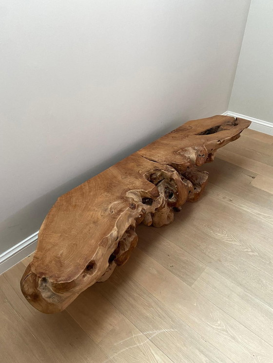 Image 1 of Unique Solid Wood Bench Or Coffee Table