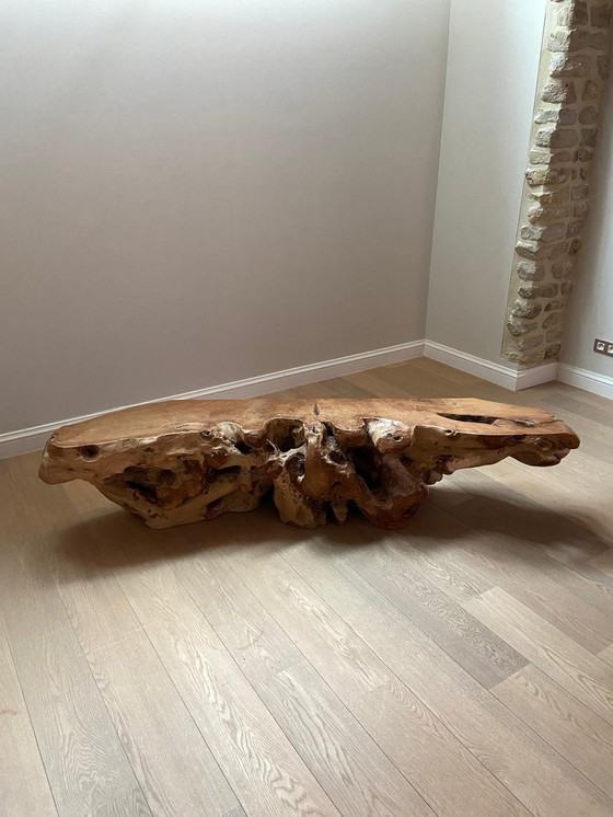 Image 1 of Unique Solid Wood Bench Or Coffee Table