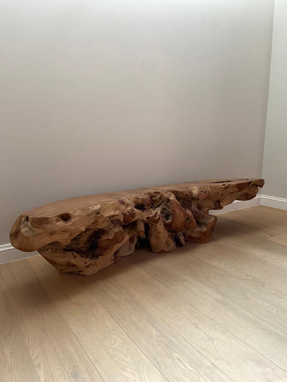 Image 1 of Unique Solid Wood Bench Or Coffee Table