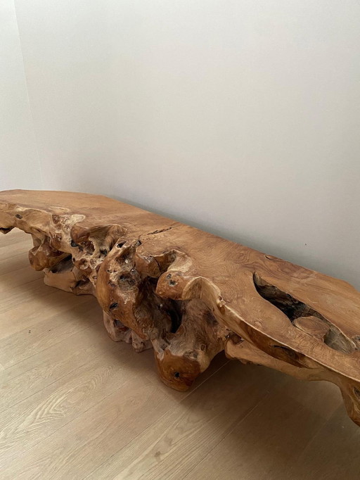 Unique Solid Wood Bench Or Coffee Table